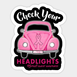 Check Your Headlights Sticker